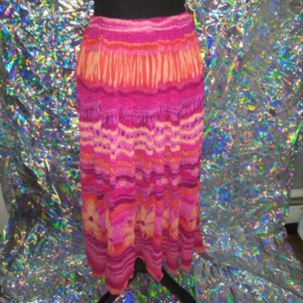 SOLD-Hippie Boho Skirt - Picture 3 of 13